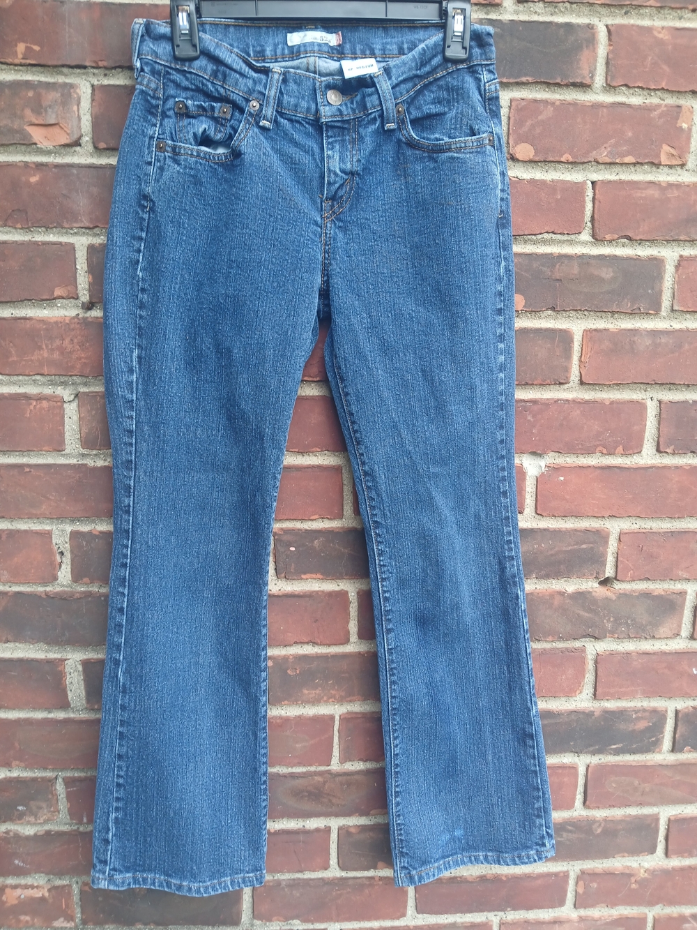 6P Levi's 529 Curvy Women's Blue Boot Cut Jeans